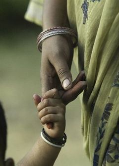 mother's hand